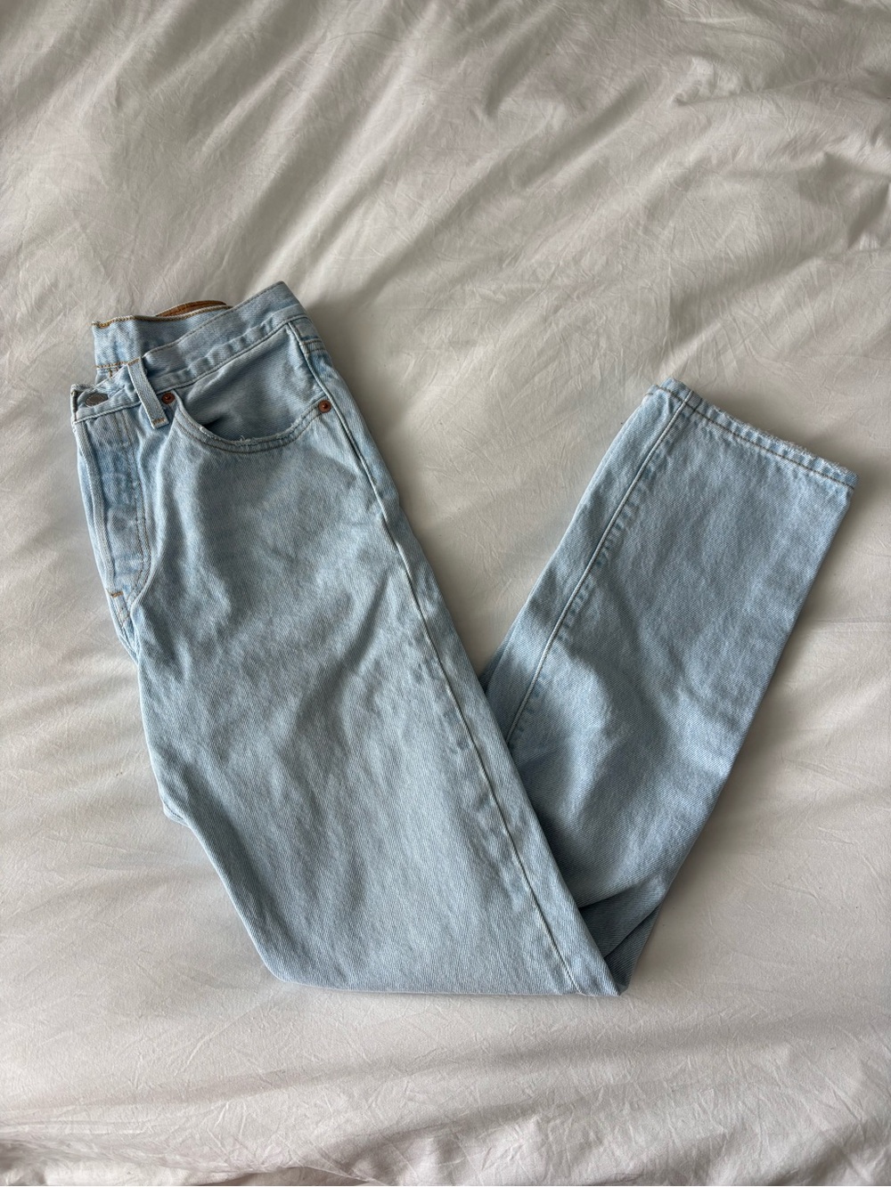Levi’s 501 Original Light Wash Straight Leg Jeans W27 L32